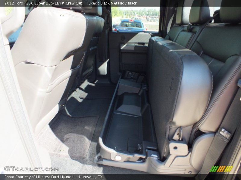 Tuxedo Black Metallic / Black 2012 Ford F250 Super Duty Lariat Crew Cab