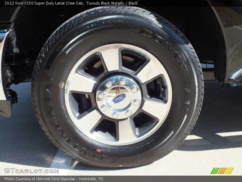 Tuxedo Black Metallic / Black 2012 Ford F250 Super Duty Lariat Crew Cab