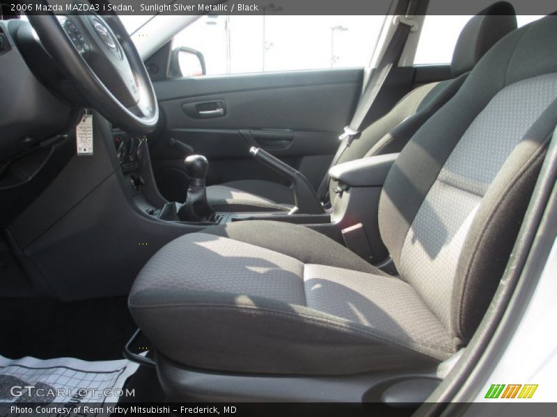 Sunlight Silver Metallic / Black 2006 Mazda MAZDA3 i Sedan