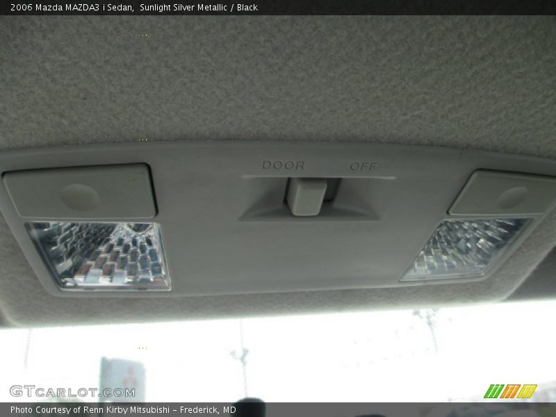 Sunlight Silver Metallic / Black 2006 Mazda MAZDA3 i Sedan