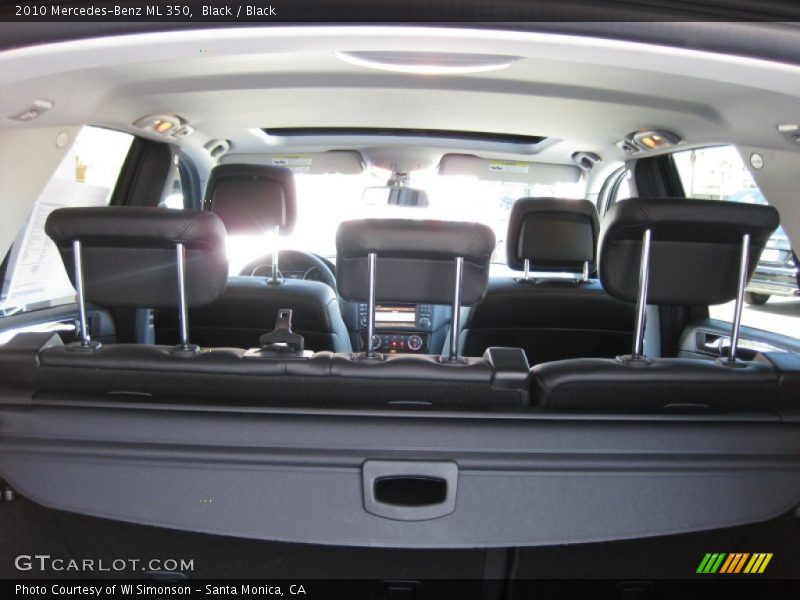 Black / Black 2010 Mercedes-Benz ML 350