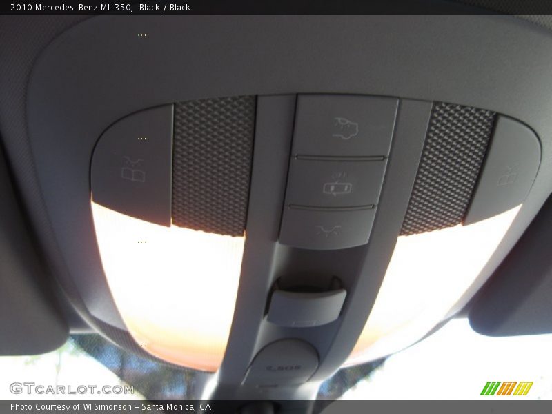 Black / Black 2010 Mercedes-Benz ML 350