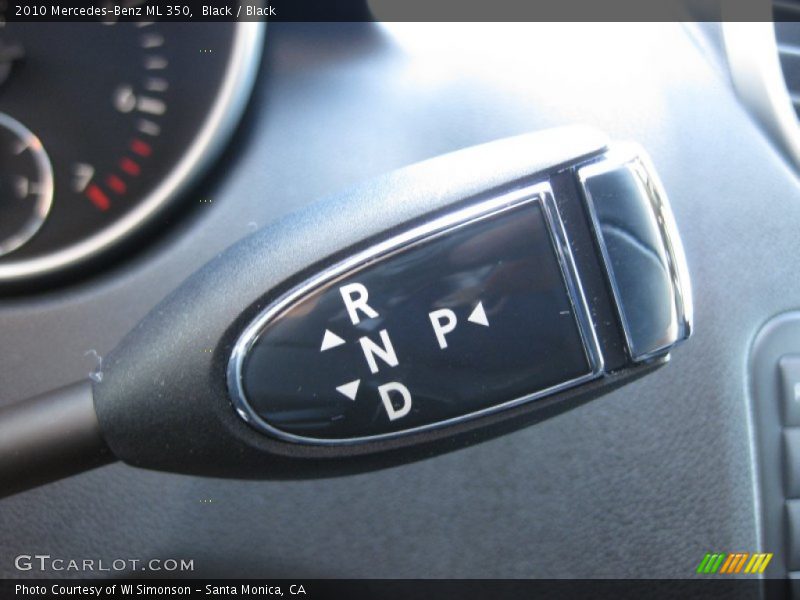 Black / Black 2010 Mercedes-Benz ML 350