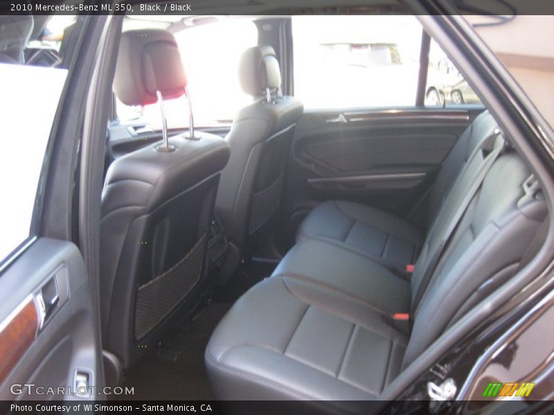Black / Black 2010 Mercedes-Benz ML 350