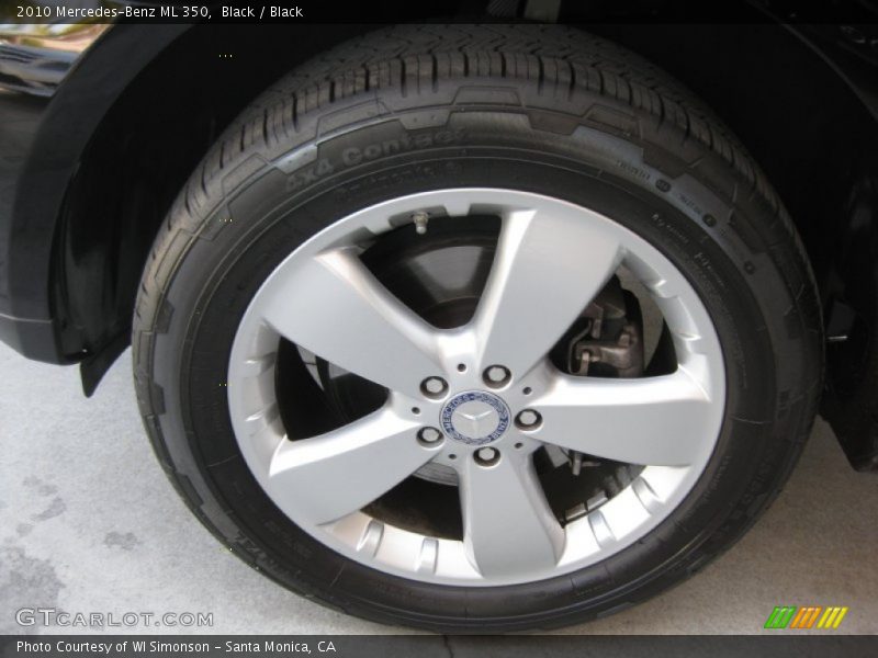Black / Black 2010 Mercedes-Benz ML 350
