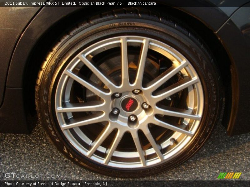 Obsidian Black Pearl / STI  Black/Alcantara 2011 Subaru Impreza WRX STi Limited
