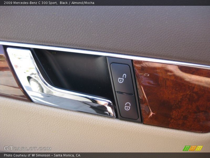 Black / Almond/Mocha 2009 Mercedes-Benz C 300 Sport