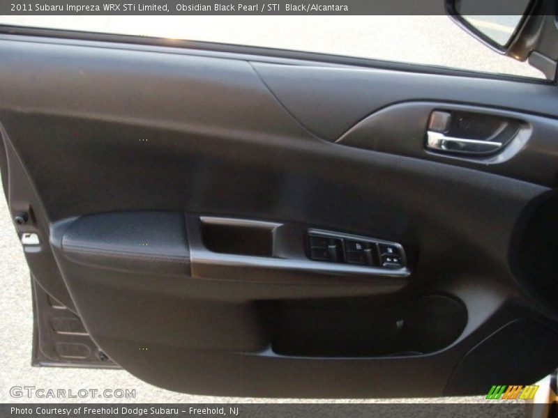 Obsidian Black Pearl / STI  Black/Alcantara 2011 Subaru Impreza WRX STi Limited