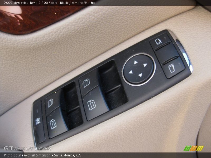 Black / Almond/Mocha 2009 Mercedes-Benz C 300 Sport