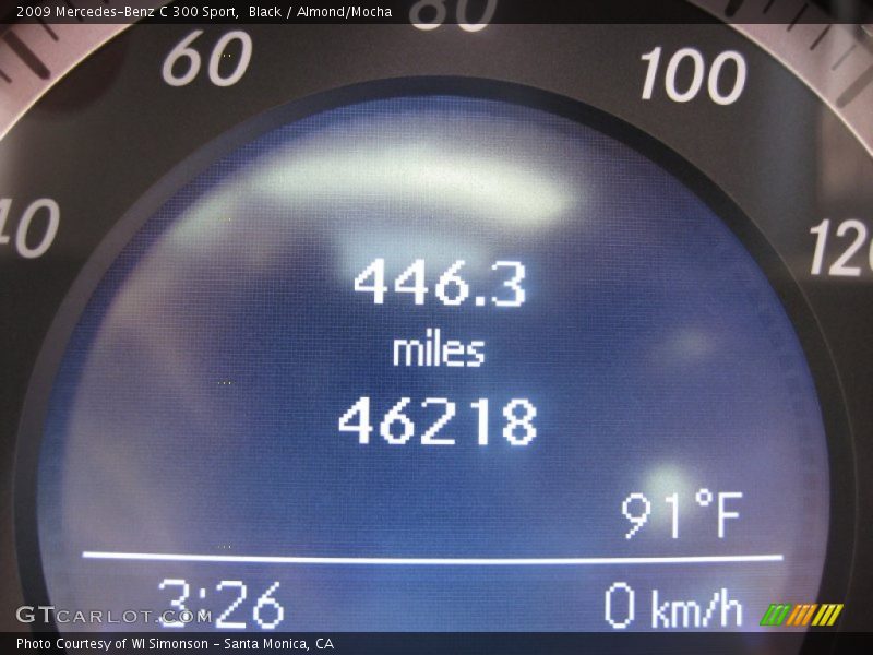 Black / Almond/Mocha 2009 Mercedes-Benz C 300 Sport