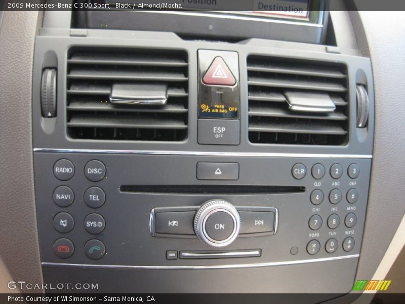 Black / Almond/Mocha 2009 Mercedes-Benz C 300 Sport