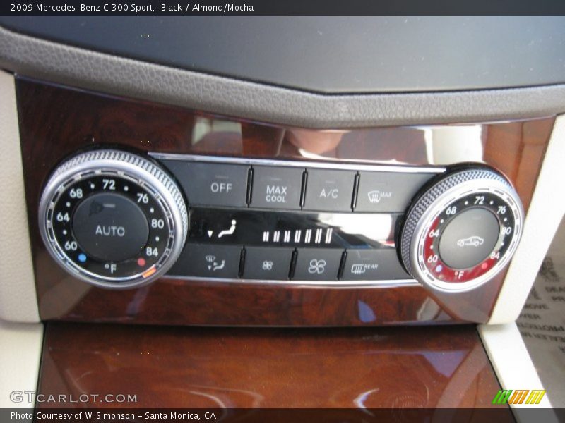 Black / Almond/Mocha 2009 Mercedes-Benz C 300 Sport