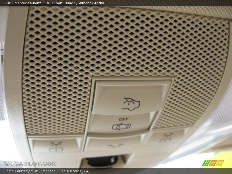 Black / Almond/Mocha 2009 Mercedes-Benz C 300 Sport