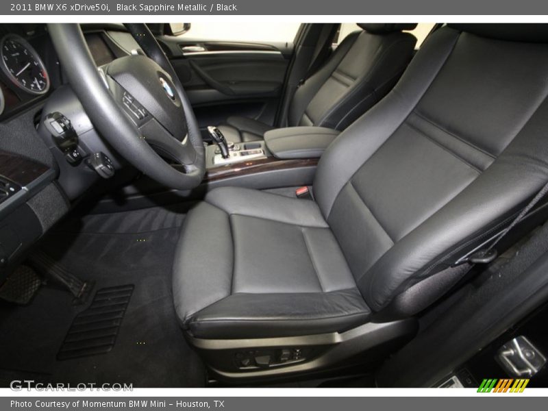 Black Sapphire Metallic / Black 2011 BMW X6 xDrive50i