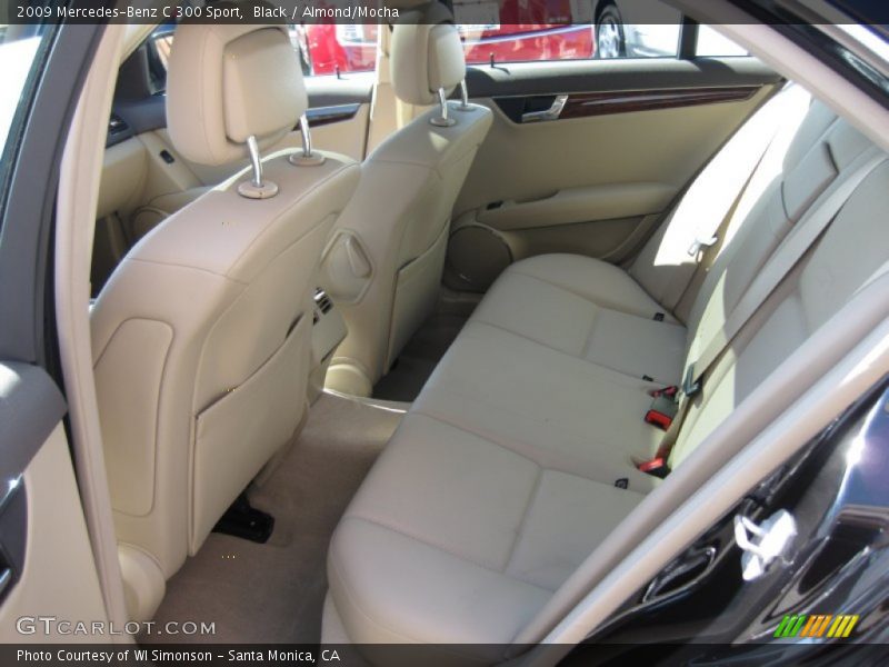Black / Almond/Mocha 2009 Mercedes-Benz C 300 Sport