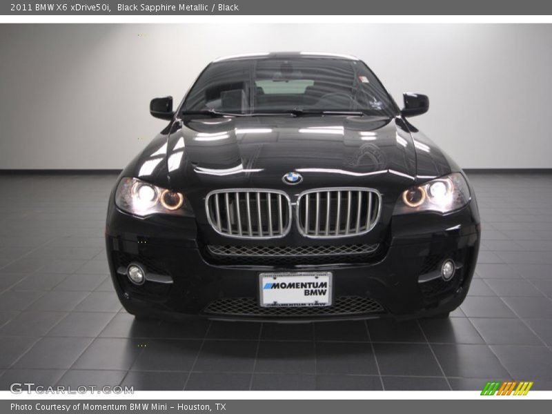 Black Sapphire Metallic / Black 2011 BMW X6 xDrive50i