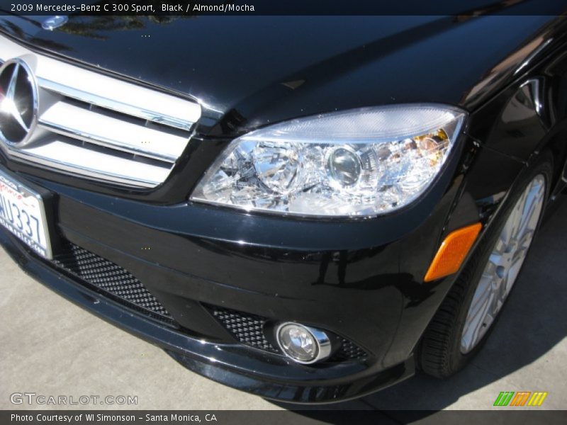 Black / Almond/Mocha 2009 Mercedes-Benz C 300 Sport