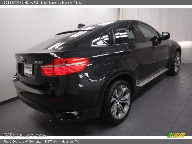 Black Sapphire Metallic / Black 2011 BMW X6 xDrive50i