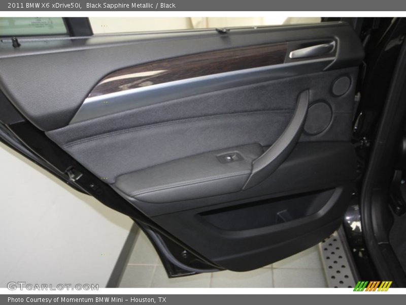 Black Sapphire Metallic / Black 2011 BMW X6 xDrive50i