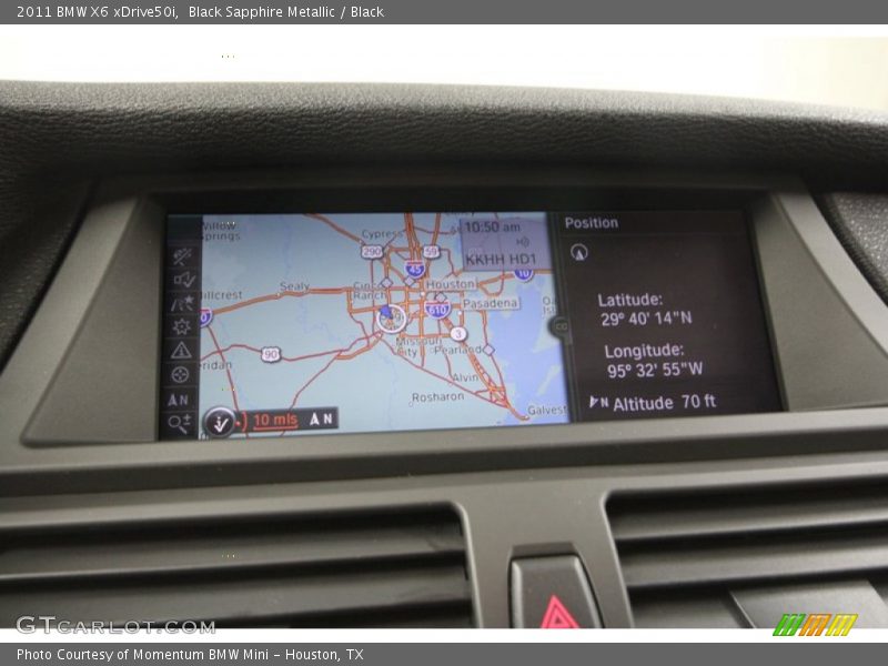 Black Sapphire Metallic / Black 2011 BMW X6 xDrive50i