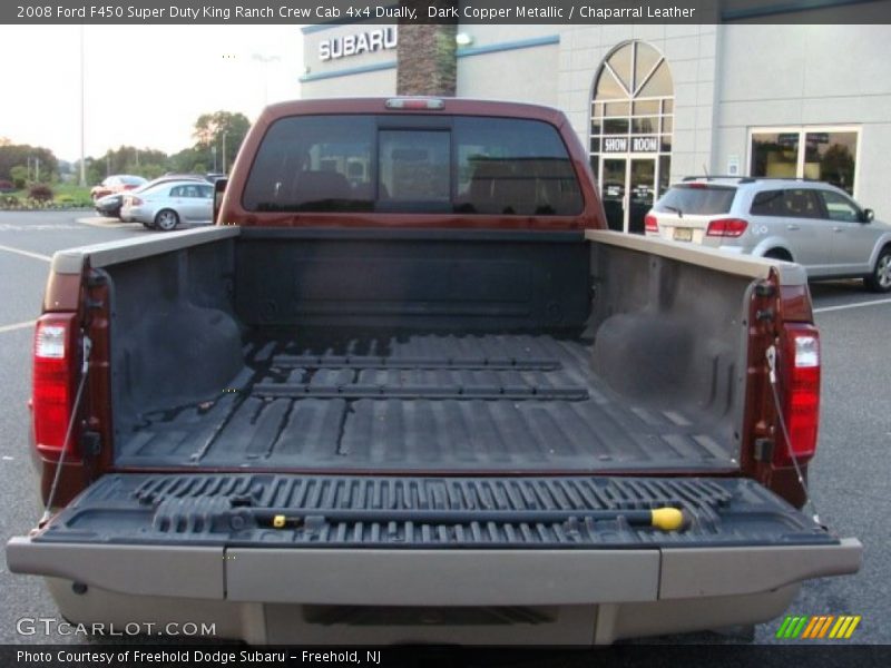 Dark Copper Metallic / Chaparral Leather 2008 Ford F450 Super Duty King Ranch Crew Cab 4x4 Dually