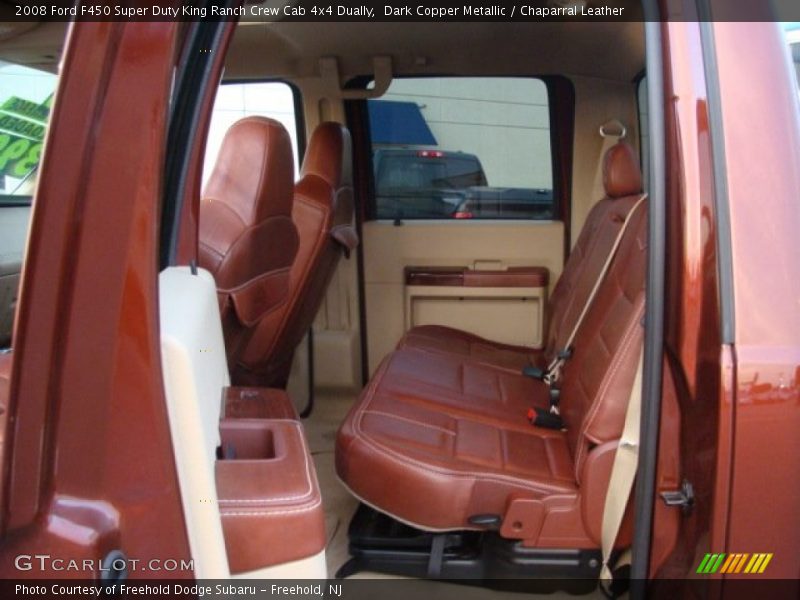 Dark Copper Metallic / Chaparral Leather 2008 Ford F450 Super Duty King Ranch Crew Cab 4x4 Dually
