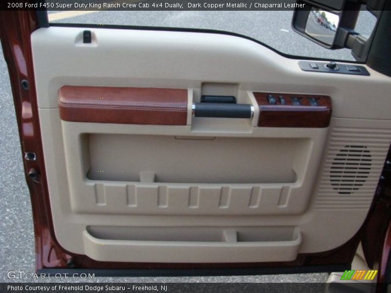 Dark Copper Metallic / Chaparral Leather 2008 Ford F450 Super Duty King Ranch Crew Cab 4x4 Dually