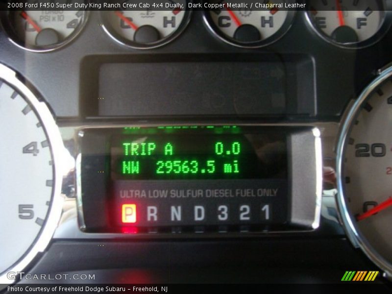 Dark Copper Metallic / Chaparral Leather 2008 Ford F450 Super Duty King Ranch Crew Cab 4x4 Dually