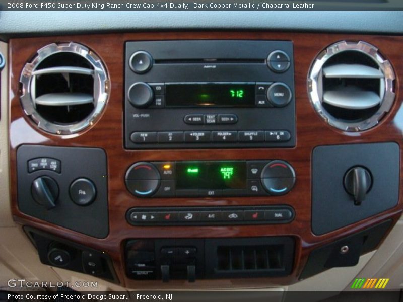 Dark Copper Metallic / Chaparral Leather 2008 Ford F450 Super Duty King Ranch Crew Cab 4x4 Dually