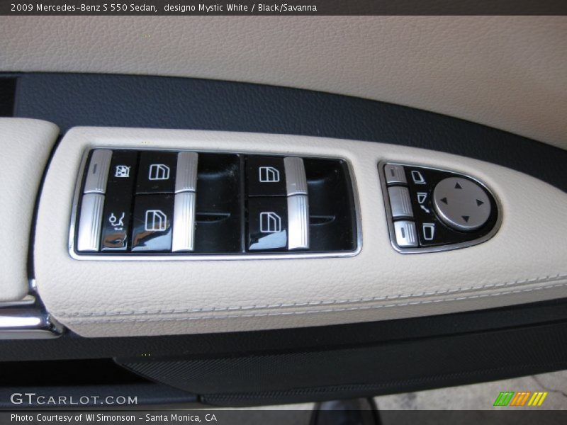 Controls of 2009 S 550 Sedan