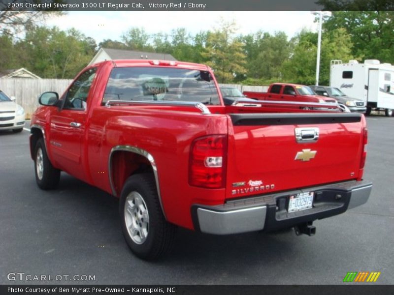 Victory Red / Ebony 2008 Chevrolet Silverado 1500 LT Regular Cab