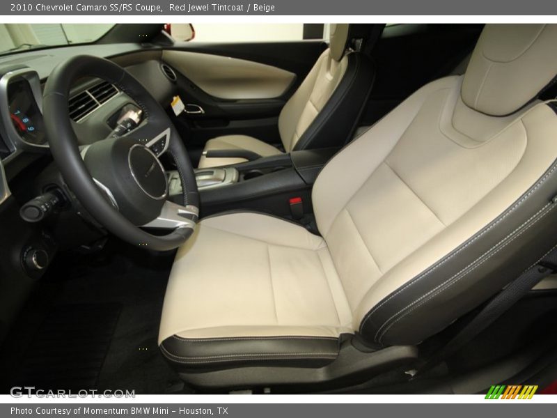 Front Seat of 2010 Camaro SS/RS Coupe