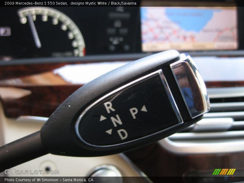  2009 S 550 Sedan 7 Speed Automatic Shifter