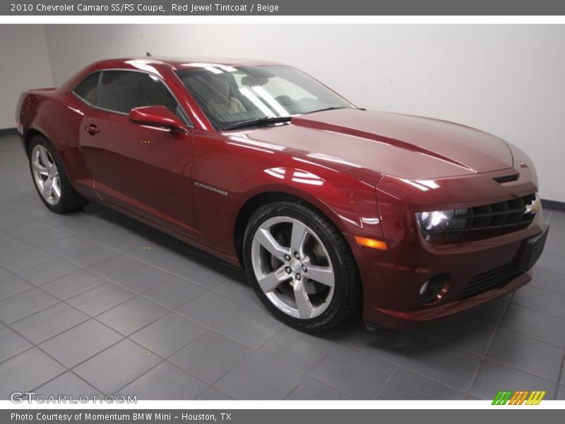 Red Jewel Tintcoat / Beige 2010 Chevrolet Camaro SS/RS Coupe