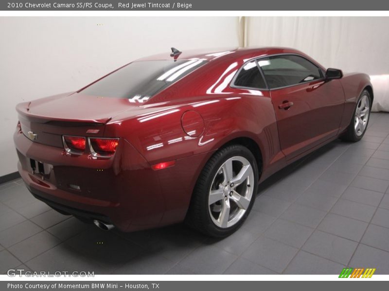 Red Jewel Tintcoat / Beige 2010 Chevrolet Camaro SS/RS Coupe