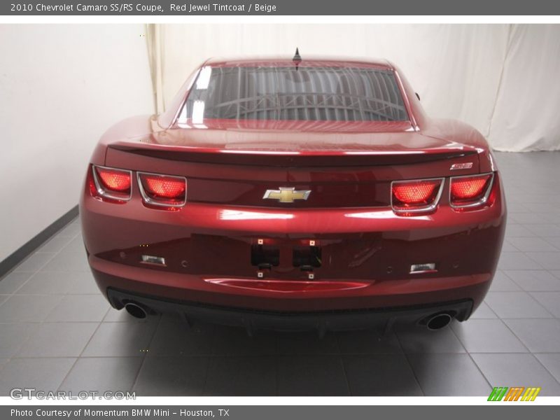 Red Jewel Tintcoat / Beige 2010 Chevrolet Camaro SS/RS Coupe