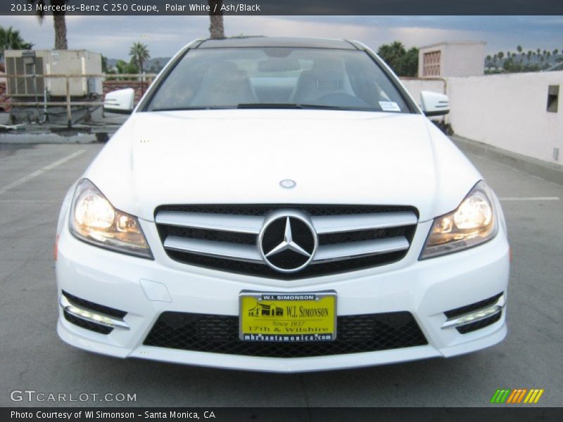 Polar White / Ash/Black 2013 Mercedes-Benz C 250 Coupe