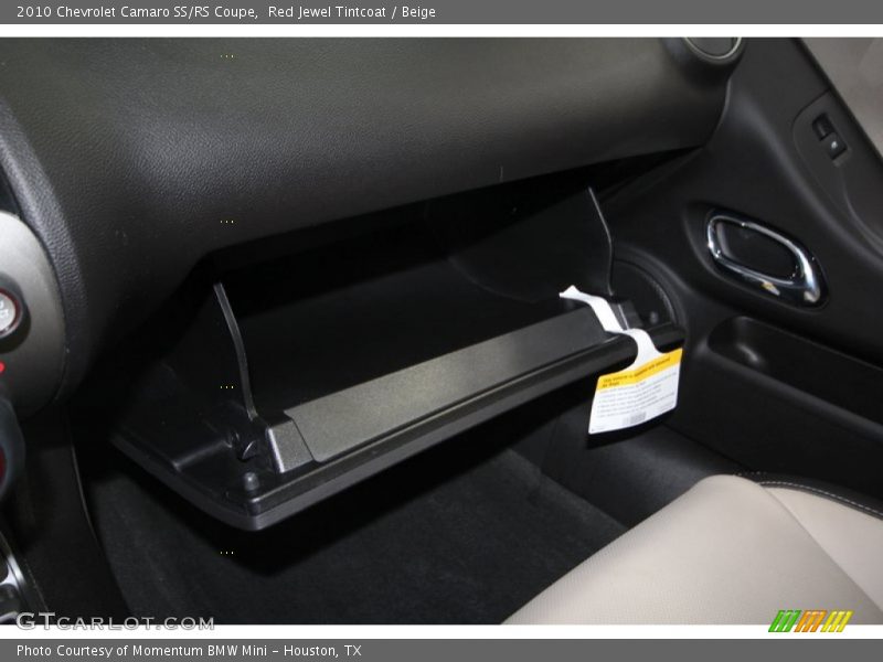 Red Jewel Tintcoat / Beige 2010 Chevrolet Camaro SS/RS Coupe