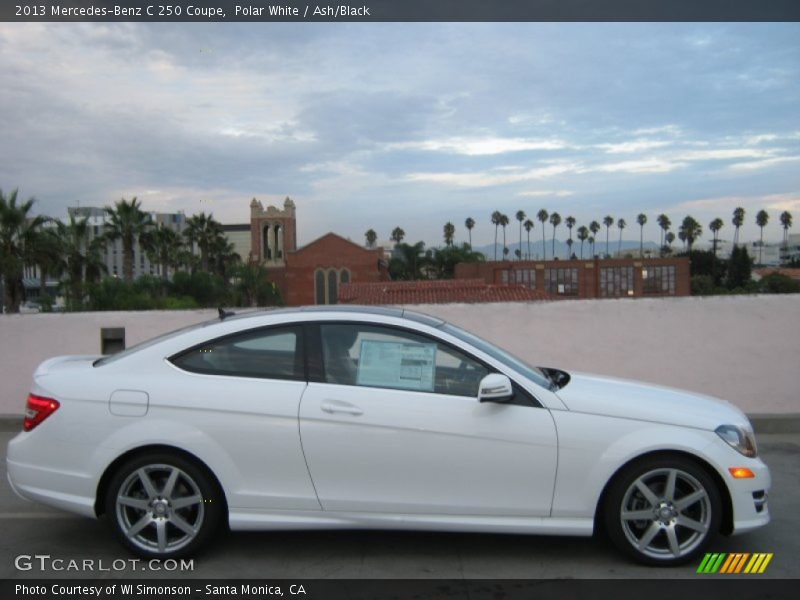 Polar White / Ash/Black 2013 Mercedes-Benz C 250 Coupe