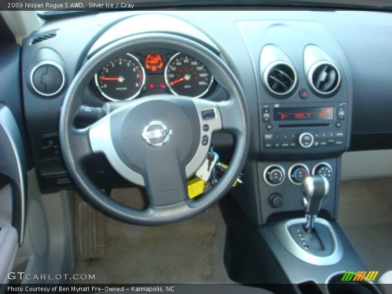 Silver Ice / Gray 2009 Nissan Rogue S AWD