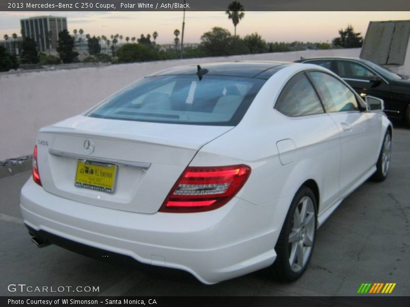 Polar White / Ash/Black 2013 Mercedes-Benz C 250 Coupe