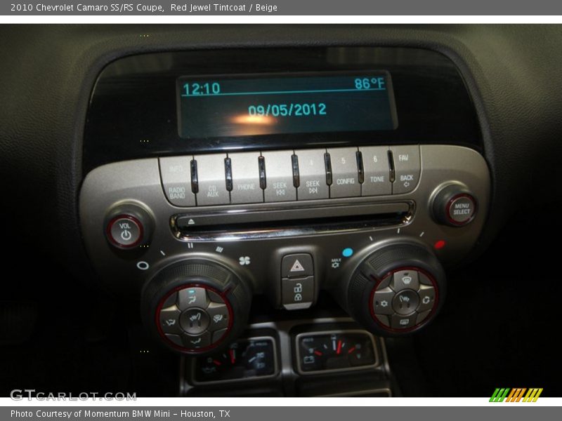 Controls of 2010 Camaro SS/RS Coupe