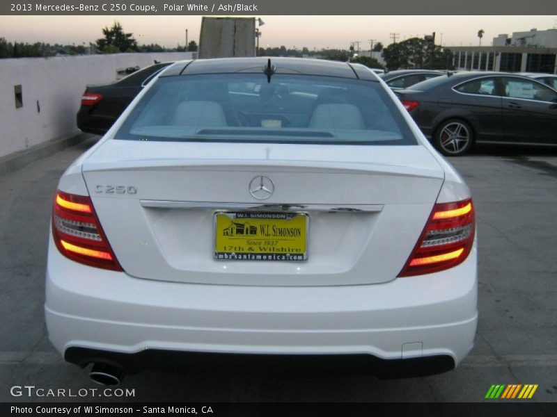 Polar White / Ash/Black 2013 Mercedes-Benz C 250 Coupe