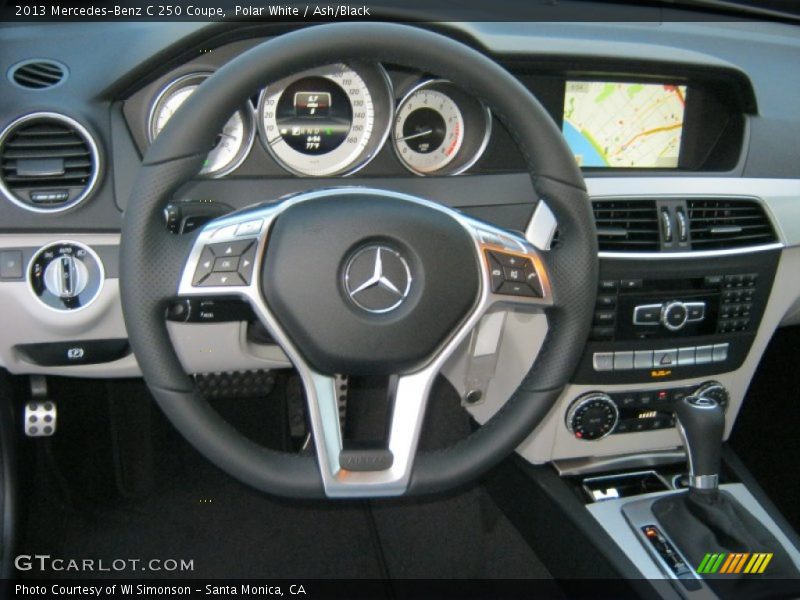 Polar White / Ash/Black 2013 Mercedes-Benz C 250 Coupe