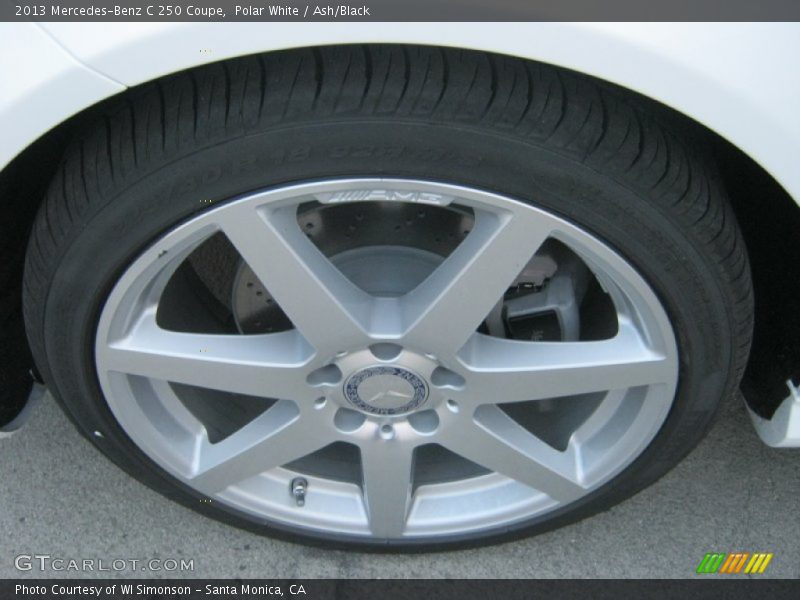 Polar White / Ash/Black 2013 Mercedes-Benz C 250 Coupe