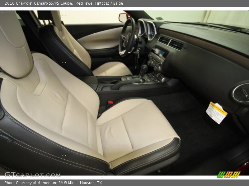 Red Jewel Tintcoat / Beige 2010 Chevrolet Camaro SS/RS Coupe
