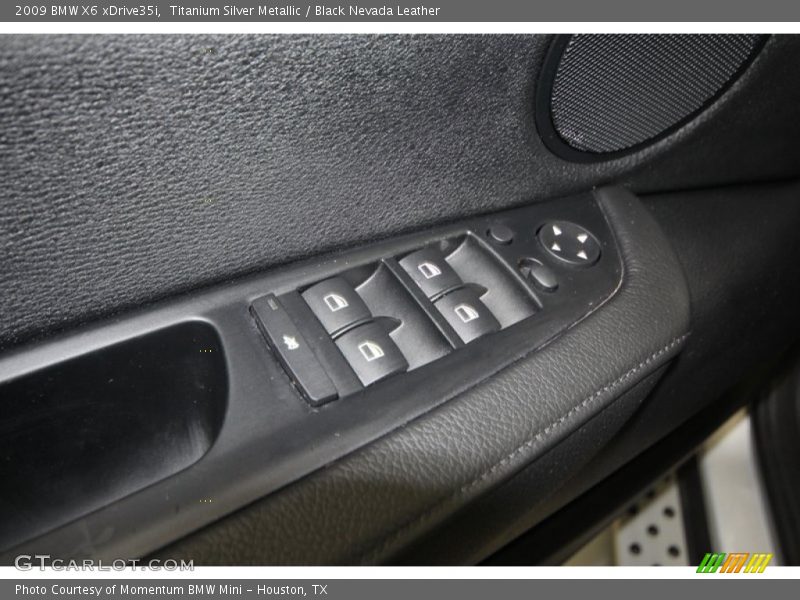 Titanium Silver Metallic / Black Nevada Leather 2009 BMW X6 xDrive35i