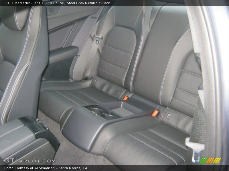 Steel Grey Metallic / Black 2013 Mercedes-Benz C 250 Coupe