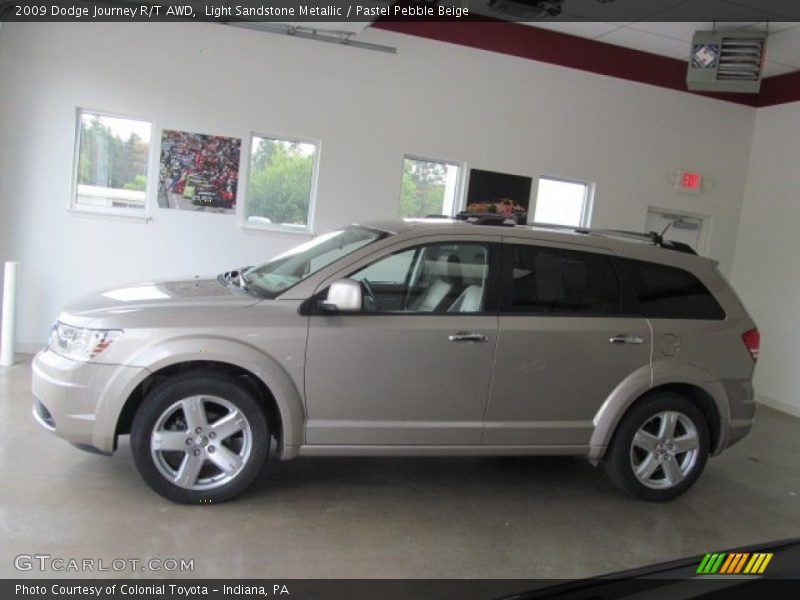 Light Sandstone Metallic / Pastel Pebble Beige 2009 Dodge Journey R/T AWD