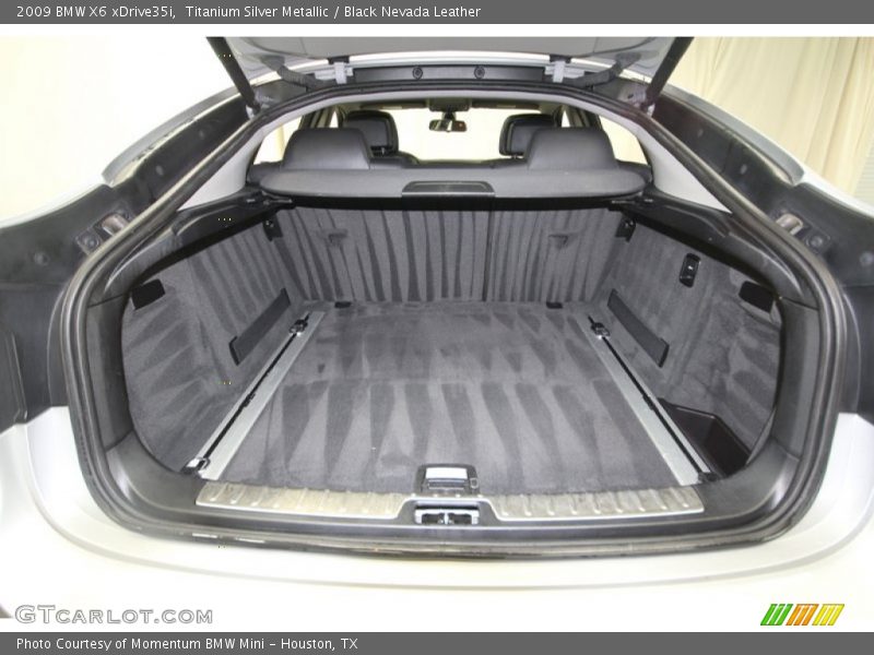 Titanium Silver Metallic / Black Nevada Leather 2009 BMW X6 xDrive35i